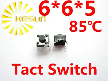 

FREE SHIPPING 100PCS DIP 6X6X5 Tactile Tact Push Button Micro Switch Momentary