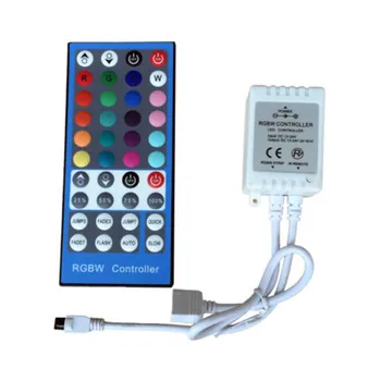 

40 Key RGBW IR Remote Control Dimmer DC5V 12V to 24V infrared ray controller SMD 5050 5630 2835 LED Strip Light