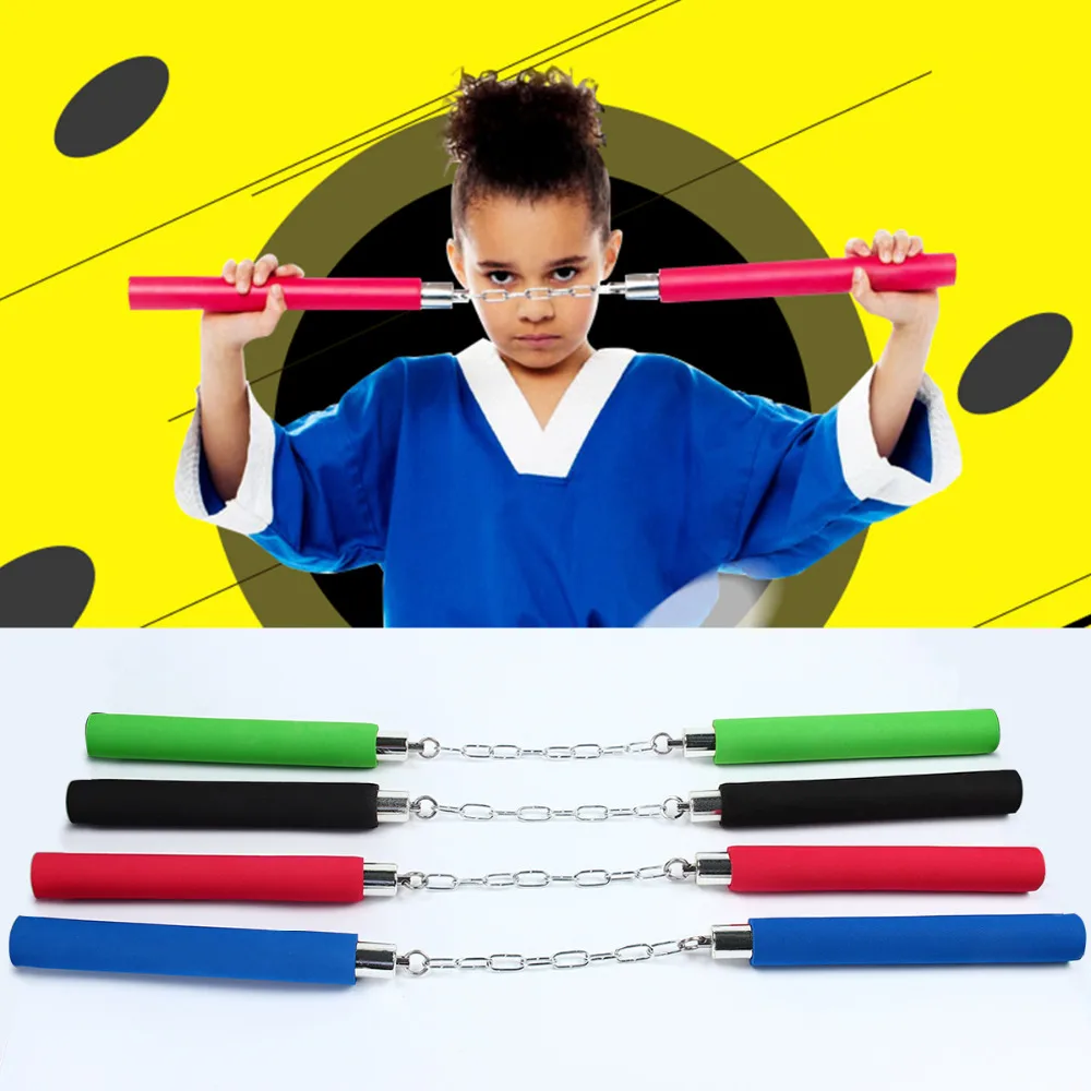 Hot Martial Art Foam Sponge Safe Fitness Nunchakus Karate Ninja Nunchucks With Stainless Steel Chain For Kids Kungfu Beginners Nunchuck Martial Arts Aliexpress Hot Martial Art Foam Sponge Safe Fitness Nunchakus Karate Ninja Nunchucks With Stainless Steel Chain For Kids Kungfu Beginners Nunchuck Martial Arts Aliexpress