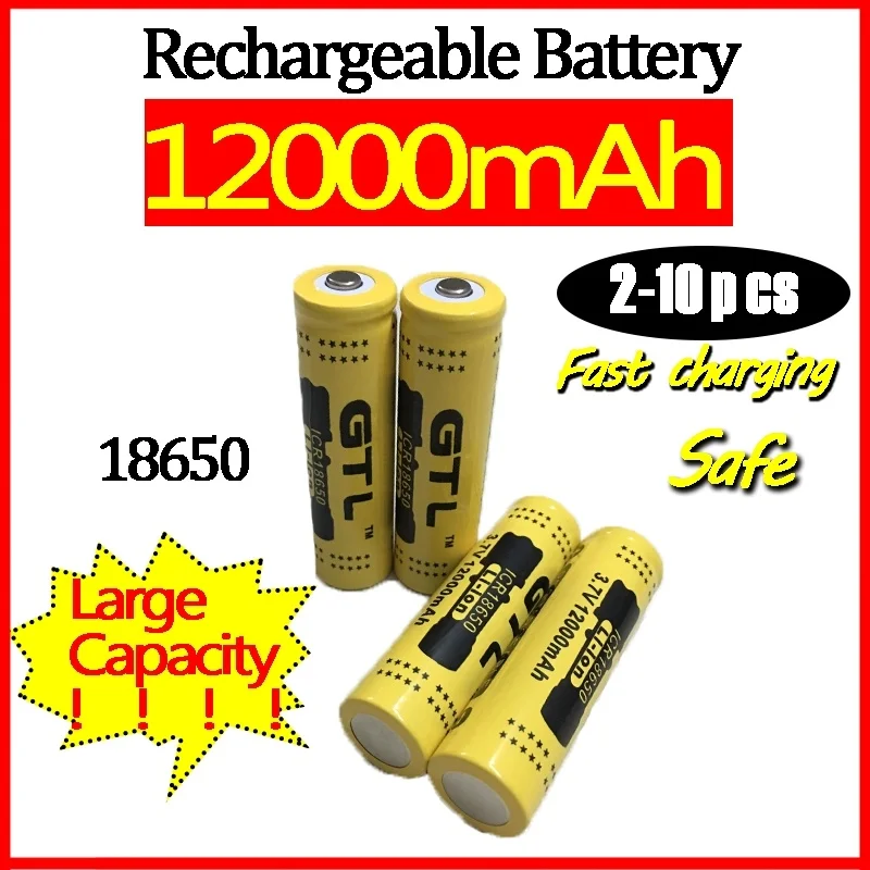 100% новый Оригинальный NCR18650B 3 7 V12000 мАч 18650 литиевая аккумуляторная батарея