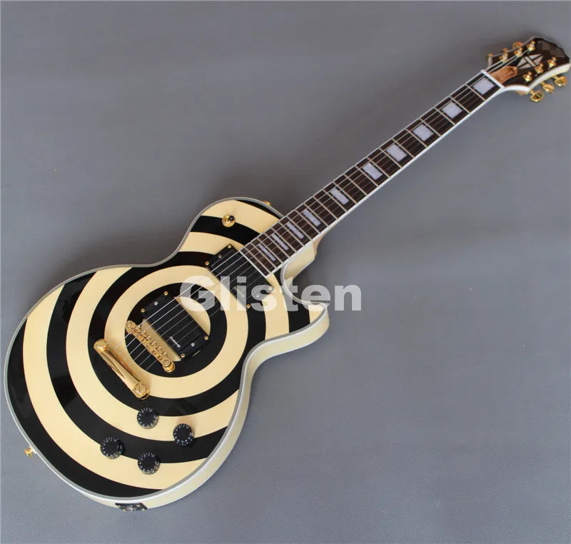 Mới Zakk Wylde bullseye đàn guitar EMG pickups Electric Guitar in stock