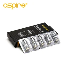 5 unids/lote Nautilus X Bobinas 1.5 ohm 1.8ohm Resistencia U Tecnología Reemplazo Bobina Aspire sólo Compatible con Nautilus X Atomizador