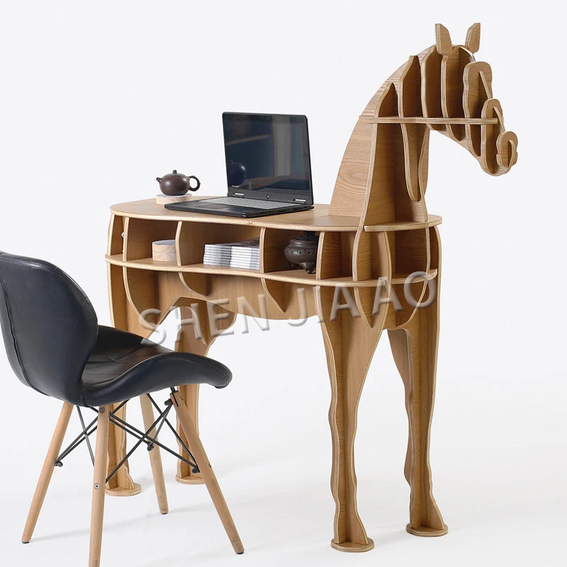 Креативный стол в форме пони, украшение для гостиной, стол в скандинавском стиле для гостиной, простое художественное украшение, книжная