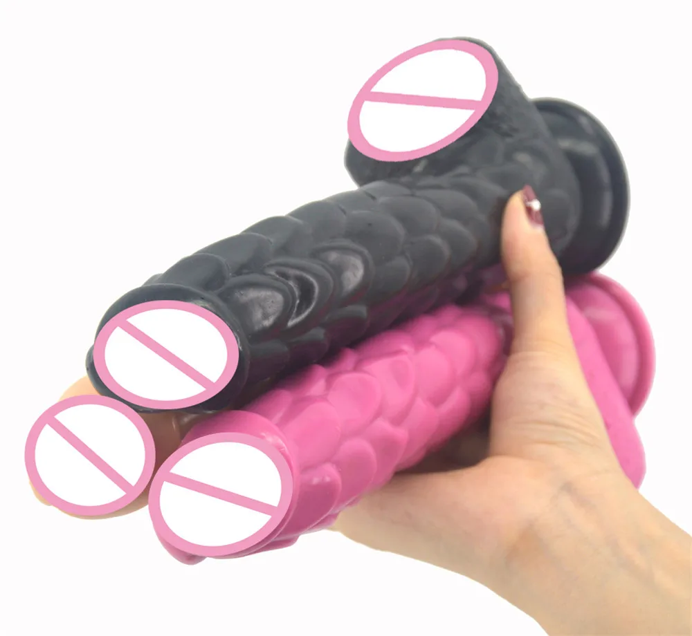 fish scale dildo 12