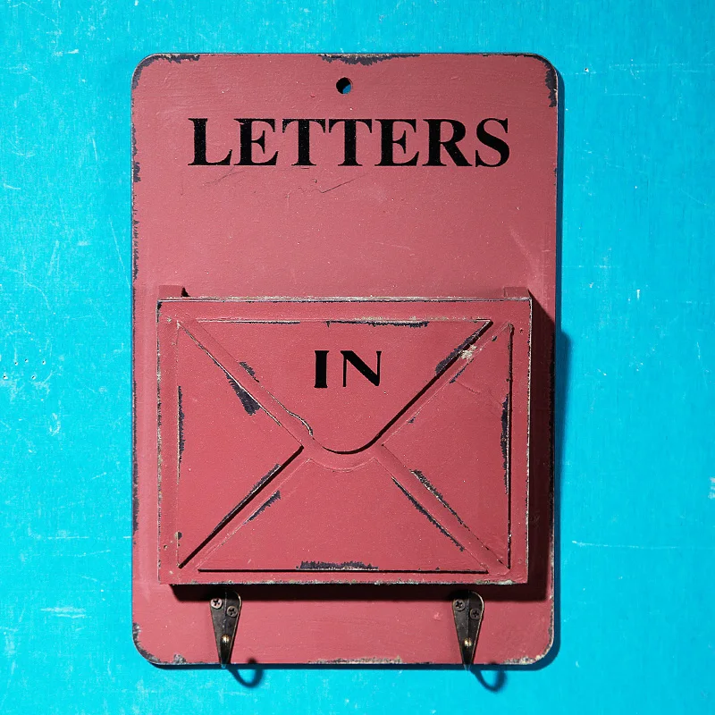 

American Rural Mailbox Hook Bedroom Porch Latchkey Restoring Ancient Ways Creative Storage Hanging Ornaments