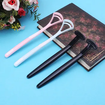 

2x Plastic Tongue Tounge Cleaner Scraper Dental Care Oral Hygiene Mouth Tool