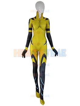 

D.VA B.VA Costume 3D Print Zentai Bodysuit Catsuit Custom Halloween Cosplay Spandex Suit For Female/Women/Girls/Lady