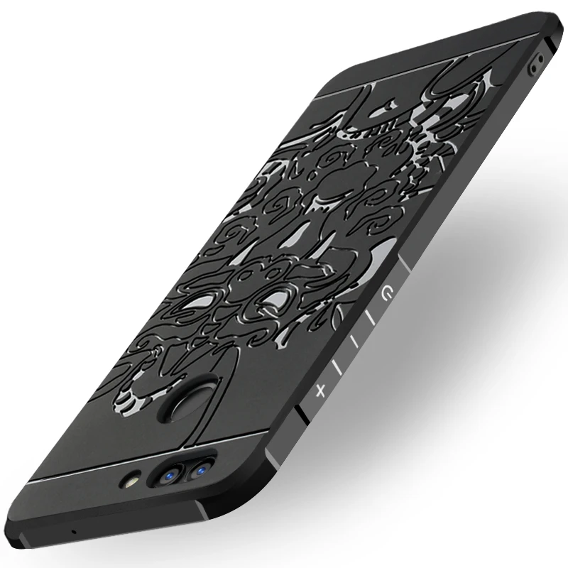 Для Huawei Nova 2 Plus BAC-AL00 BAC-L21 чехол Роскошный 3D Дракон Мягкий силиконовый для телефона