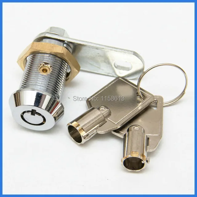 100 pieces 27mm solid brass 7 pins tumbler keyed alike tubular cam lock