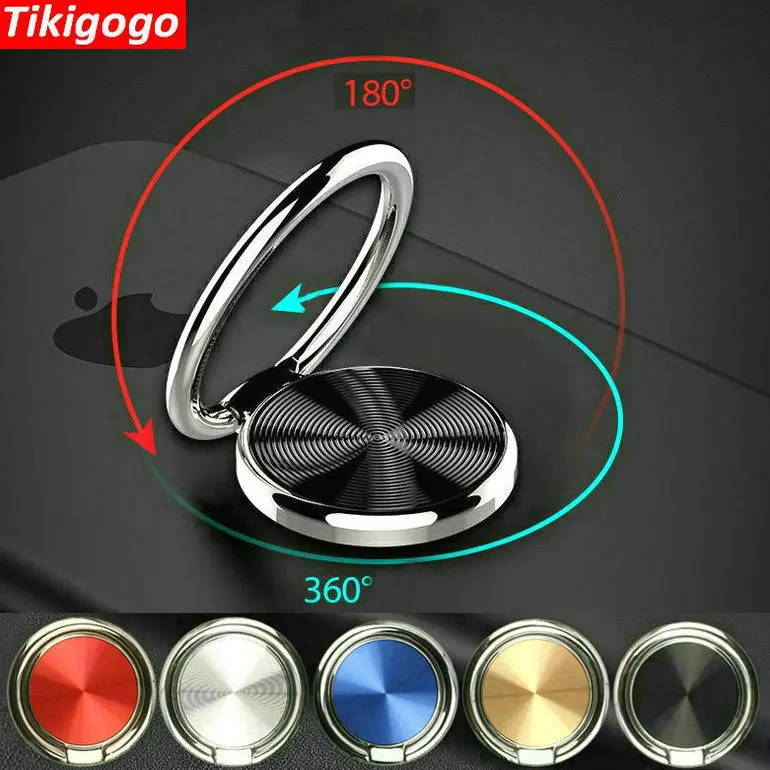 Tikigogo Хороший CD узор телефон палец кольцо держатель с листового железа