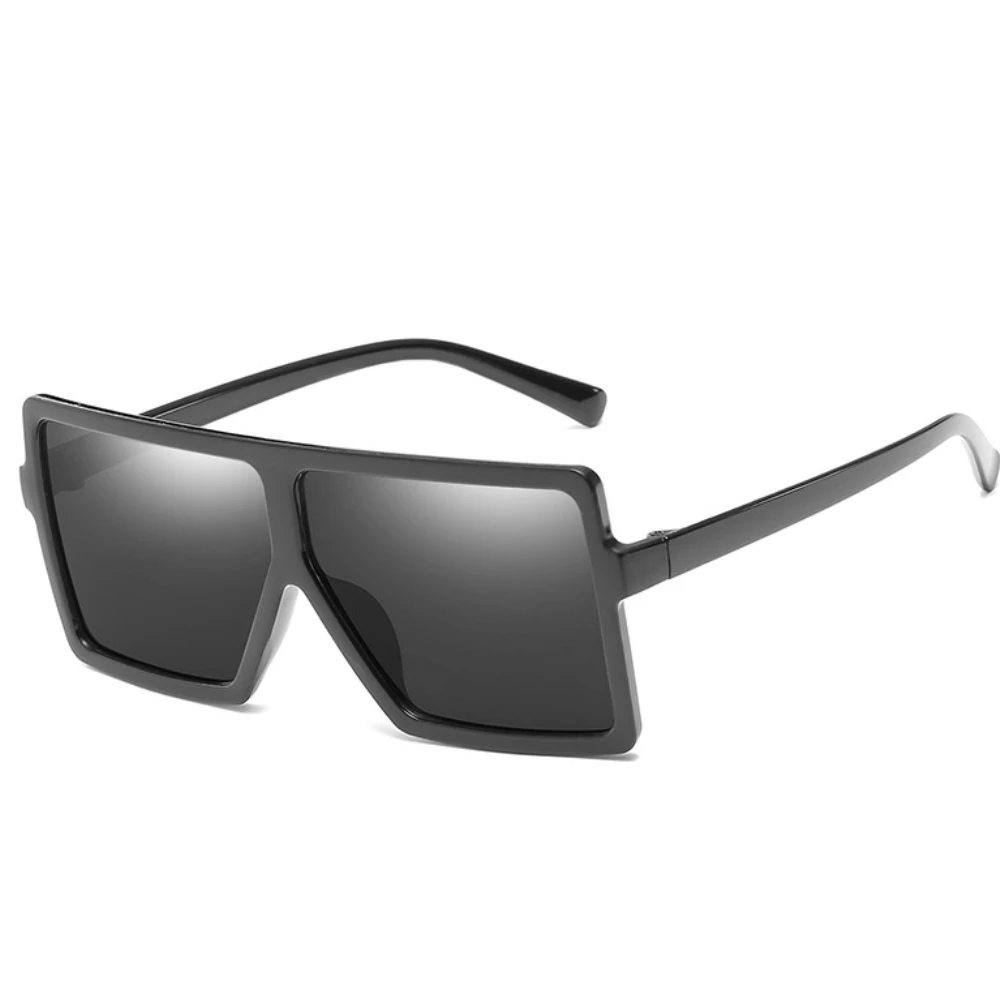 Leisure Fashion Large Square Frame Sunshade Sunglasses Anti Ultraviolet