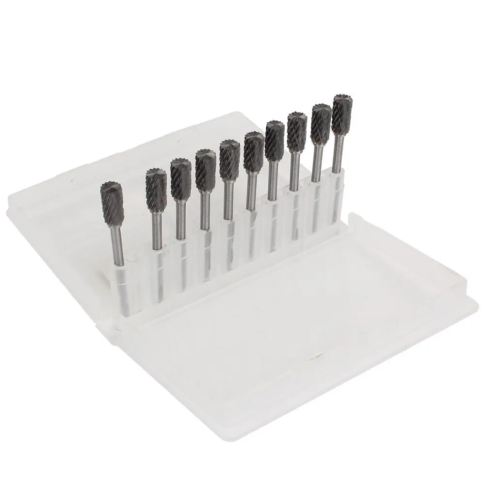 3mm x 6mm Double Cut Cylinder Tungsten Carbide Bur Rotary File Cutter