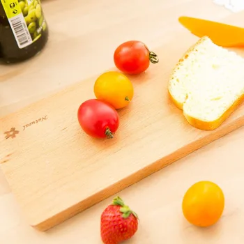 

New arrival KEYAMA 1pcs Cute Square wood Baguette board/No paint beech sushi tray/Kitchen Baking Tools/Home decoration