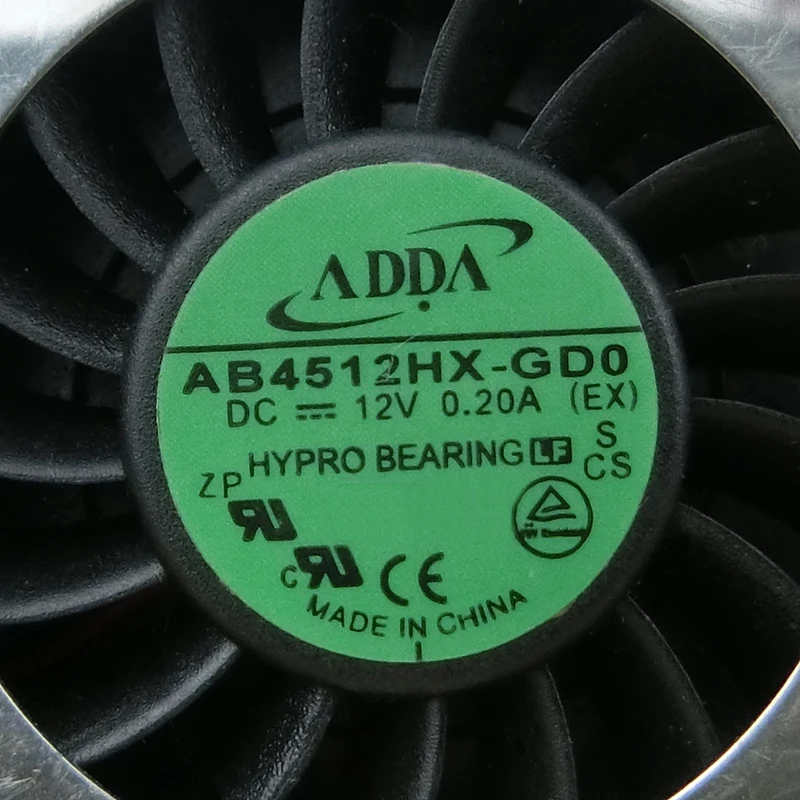 ADDA ab4512hx-gd0 4 см 4510 12 в 0,2 45*45*10 мм турбонагнетатель центробежный вентилятор