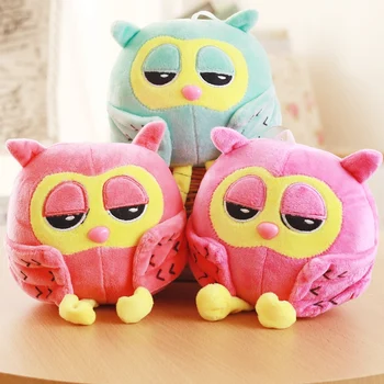 

1pcs 20cm 3D sleeping eye Cute lovely owl toy plush soft for girls stuffed animal soft baby birthday gift toys