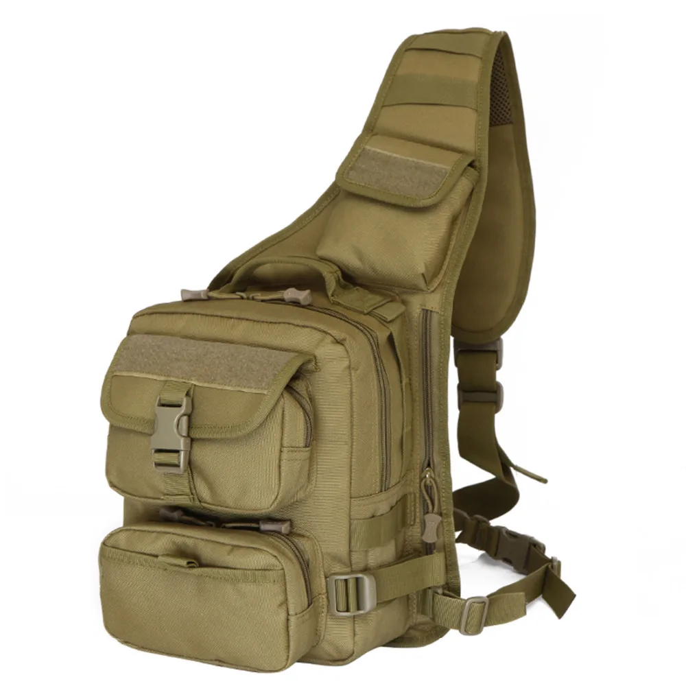 Men Durable Nylon Military Knapsack Shoulder Messenger Bag High