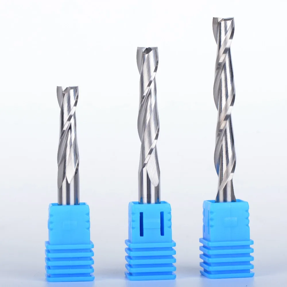 

1pc 6mm 2 Flutes Spiral with blade CEL 22-42mm Milling Cutter CNC End Mill router bit for wood carbide router tool