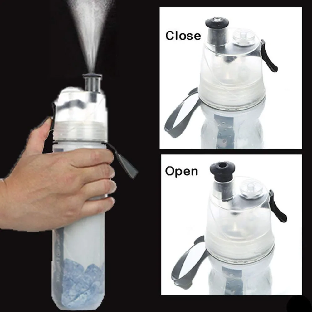 2019 الأزياء Bpa خالية 500 ml السفر في الهواء الطلق فنجان شاي طبقة مزدوجة معزولة ضباب رذاذ الرياضية غلاية الجليد مشروب بارد زجاجات مياه 2019 الأزياء Bpa خالية 500 ml السفر في الهواء الطلق فنجان شاي طبقة مزدوجة معزولة ضباب رذاذ الرياضية غلاية الجليد مشروب بارد زجاجات مياه