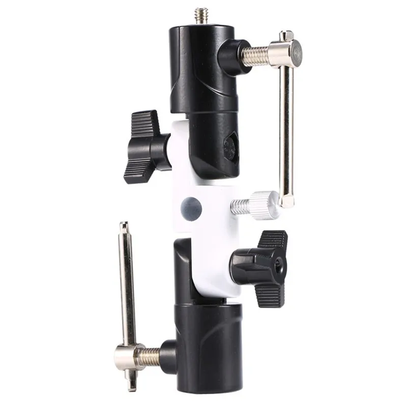 

1/4"-3/8" Flash Shoe Swivel Umbrella Holder Light Stand Conversion Screw Adapters Bracket U Type DSLR Camera Accessories