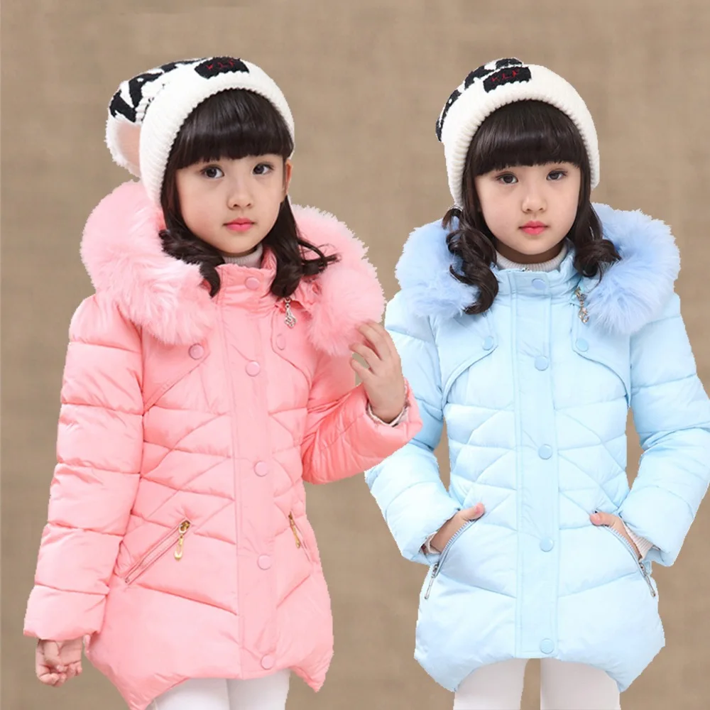 girls coat jacket winter jackets children girl kids clothes duck down coats parka korean for 4
