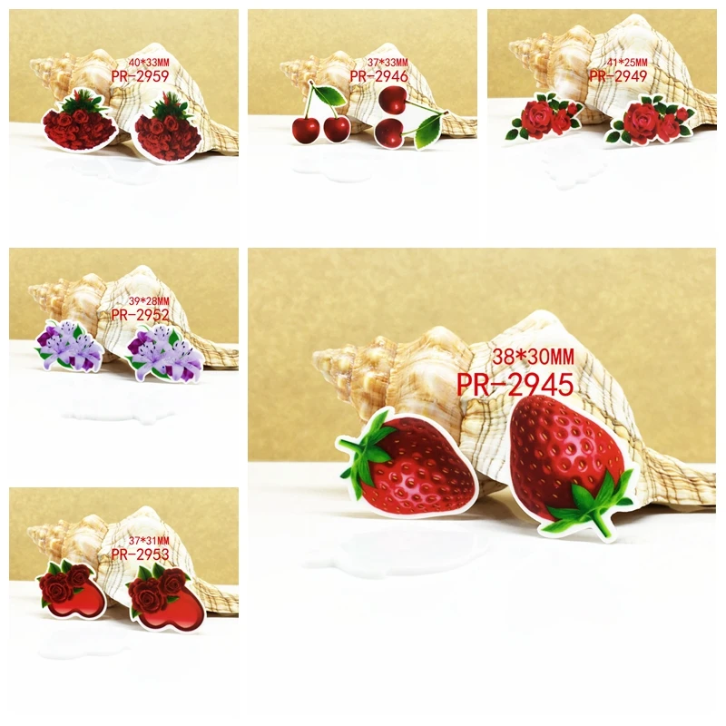 

Free shipping 30 pcs planar resin ribbon cartoon resin pr2946