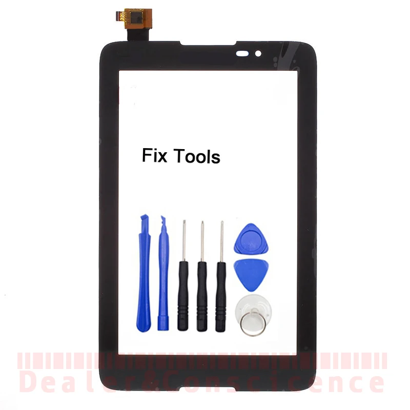 1 шт. Протестировано для lenovo A7-50 A3500 A3500-F A3500-H A3500-HV (7,0 "800*1280 Пиксели) спереди Стекло Объектив дигитайзер Сенсорный экран Панель