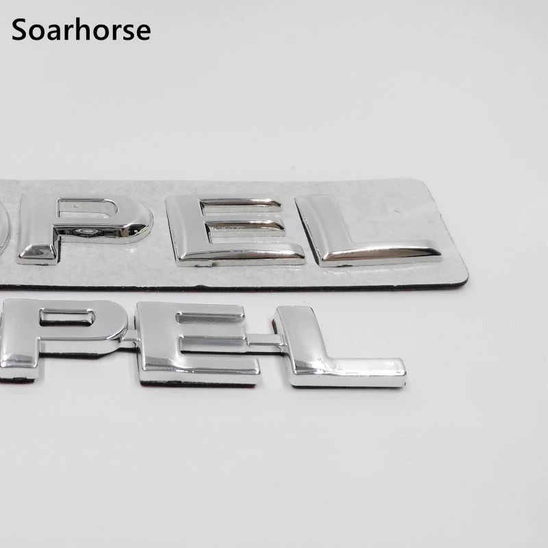 Стайлинг автомобиля задний багажник эмблема для Opel буквы Логотип Украшение