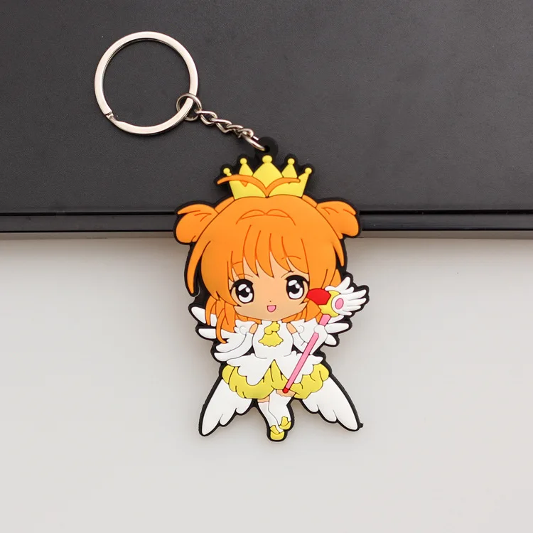 IVYYE Cardcaptor Sakura аниме-брелок для ключей ПВХ Рисунок брелок милые игрушки брелок для ключей подарки на день рождения унисекс Новинка - Цвет: see chart