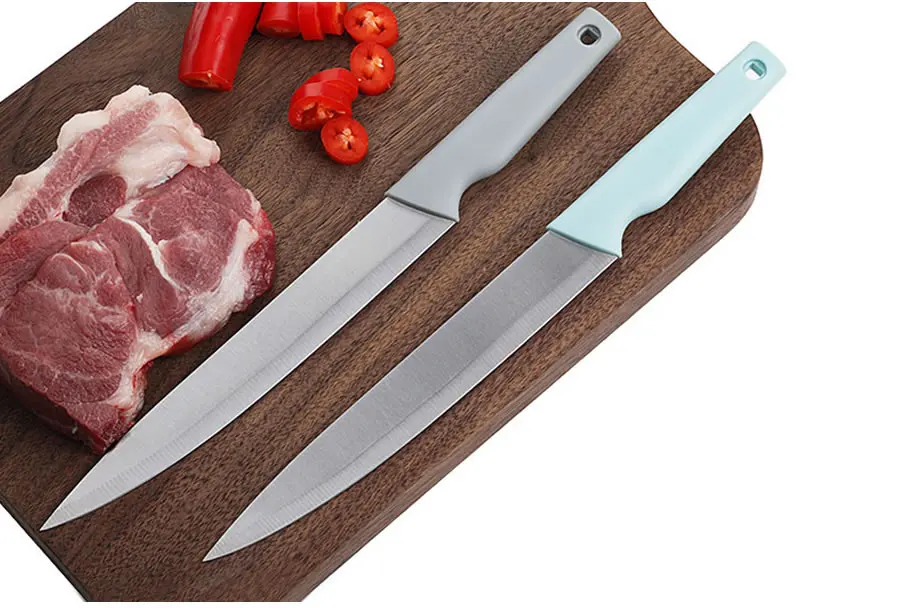 Мясной нож шеф-повара из нержавеющей стали для склеивания рыбы нож для нарезки фруктов овощей Пилер слайсер нож для суши кухонные ножи