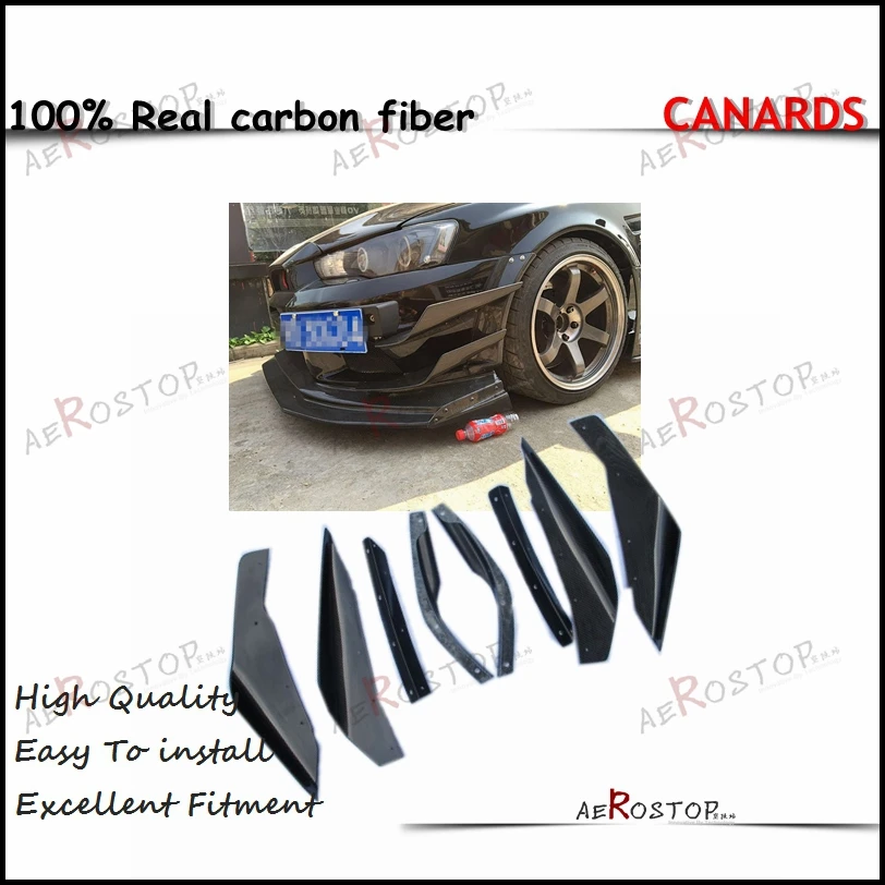 

EVO 10 VARIS WIDE BODY VER HYPER CANARD (8PCS) CARBON FIBER