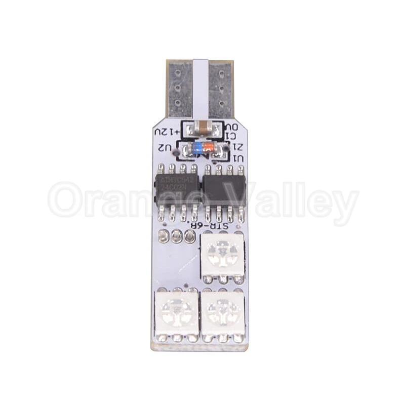 10 компл. RGB Горячие продукты T10 W5W 194 501 6 5050 SMD авто автомобиль светодиоды Интерьер Клин свет вспышки строба 16 Цвета с дистанционным управлением