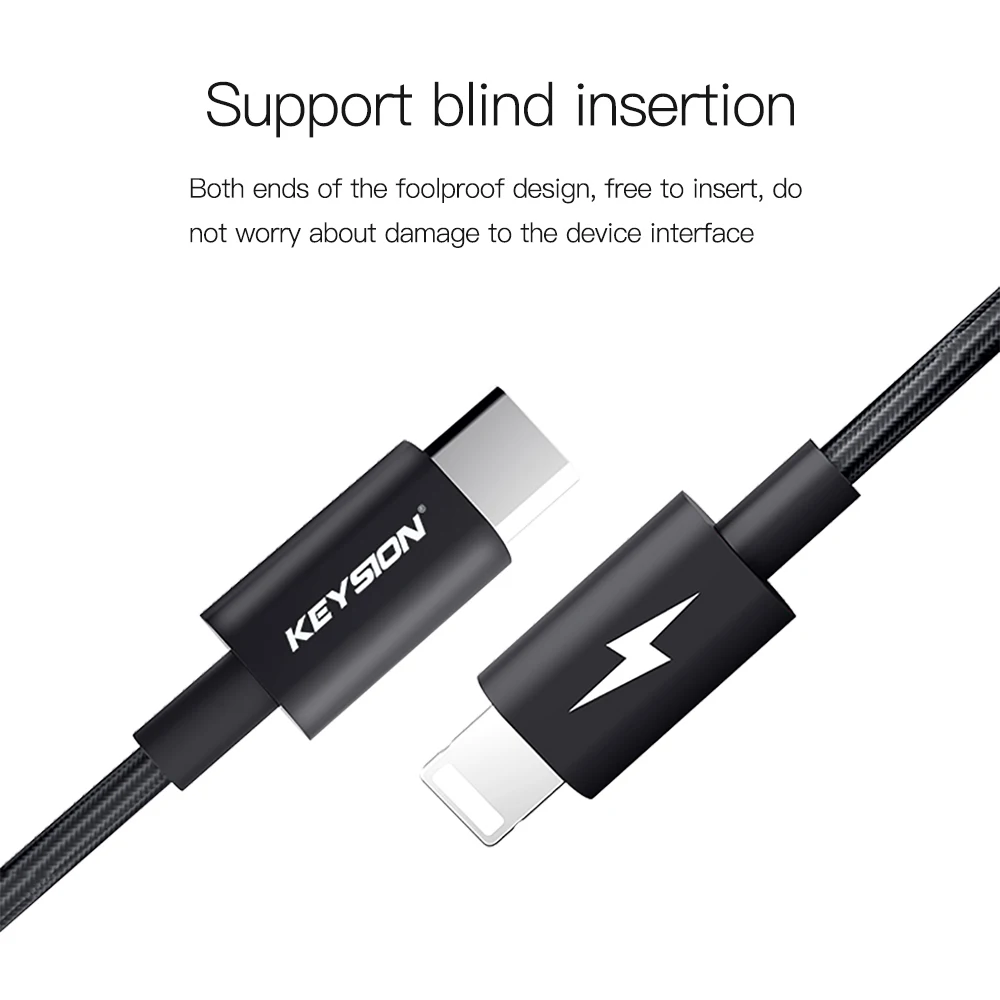 KEYSION 18 Вт USB-C PD быстрое зарядное устройство для iPhone X 8/8 Plus type-C дорожное настенное быстрое зарядное устройство QC 3,0 PD Быстрая зарядка для iPhone X 8