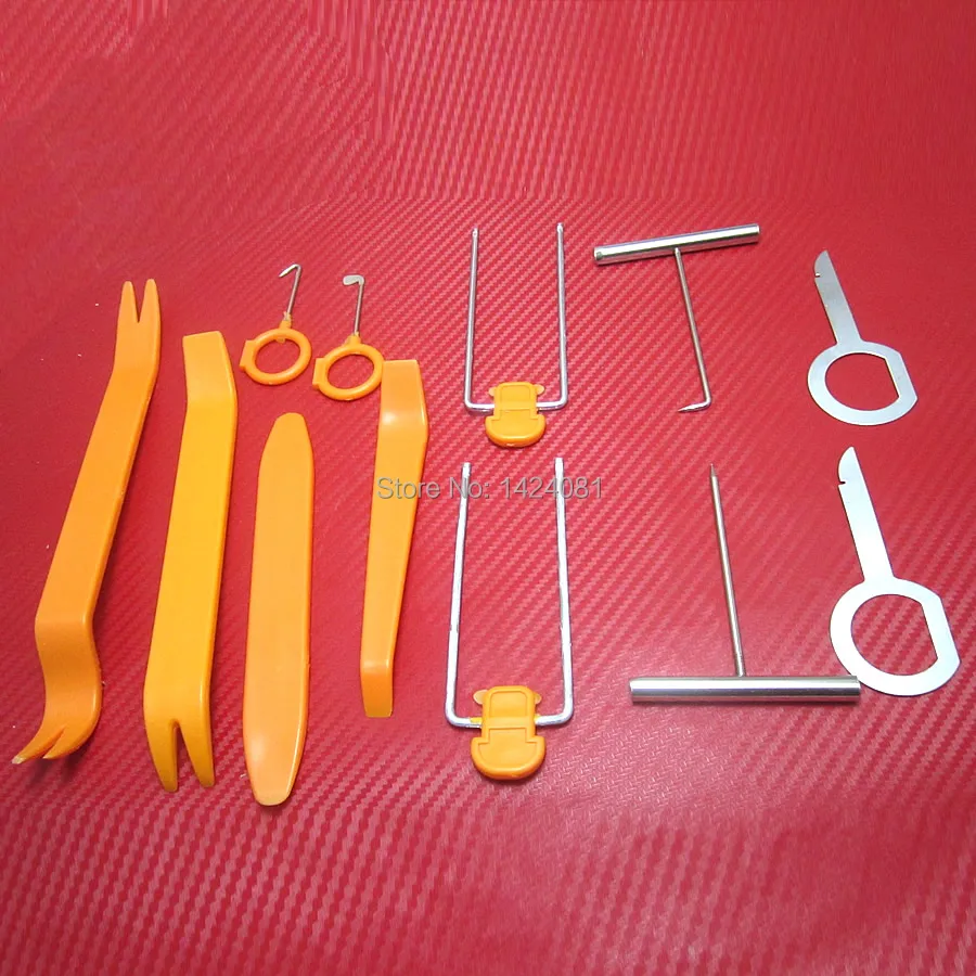 

12x set Car Clips Auto Accessories Radio Panel Door Clip Trim Dash Panel Removal Trim Tools for Removal Installer