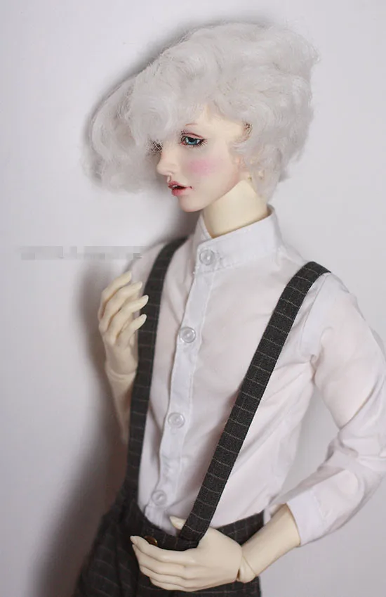 Джентльменская рубашка с воротником для Bjd 1/4 MSD, 1/3, SD17 Одежда для кукол CMB98