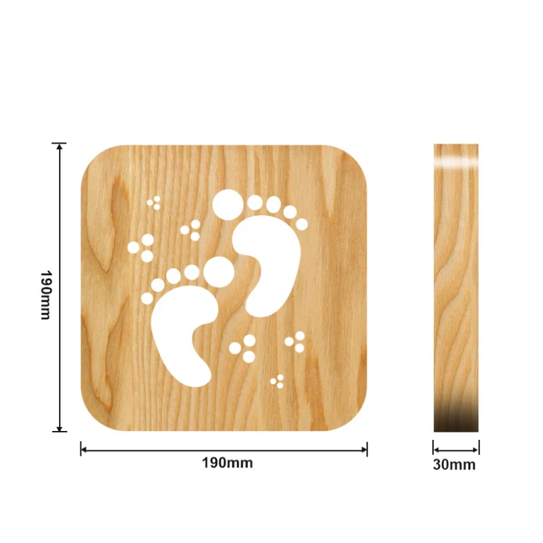 USB разъем Lovly Feet Led ночник прикроватная тумбочка для спальни Светодиодная настольная лампа детский подарок Гостиная Настольная лампа украшение дома