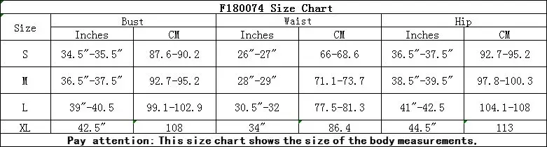 F180074 Size