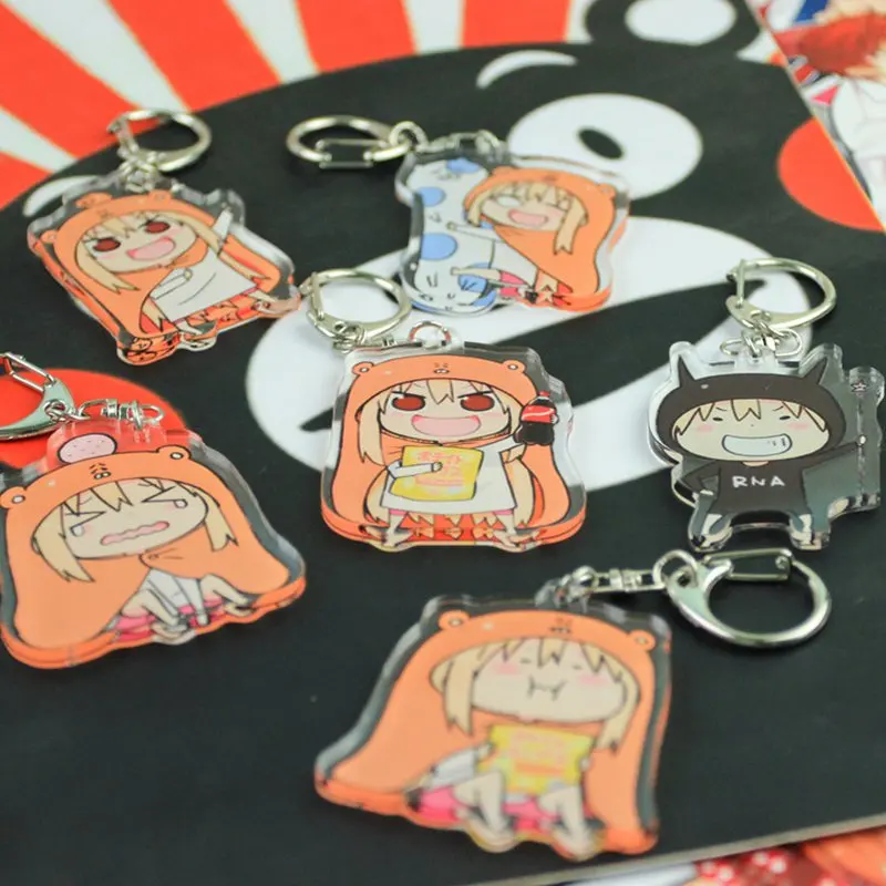 6 шт. Himouto! Umaru-chan акриловые игрушки фигурка женский брелок брелки для косплея с