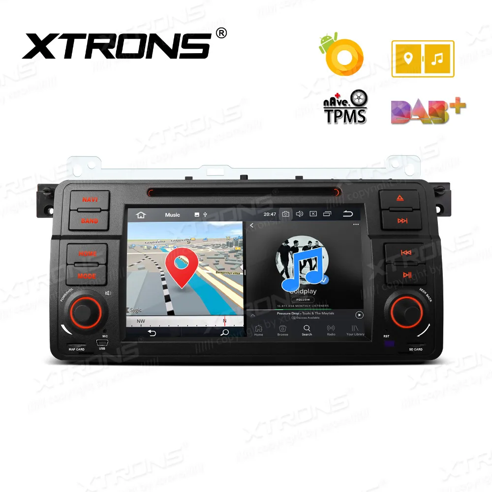 Discount XTRONS 7" Android 8.0 Octa Core Radio Car DVD Player GPS for BMW E46/ Rover 75 /MG ZT/ E46 M3 2000 2001 2003 2003 2004 2005 2006 3