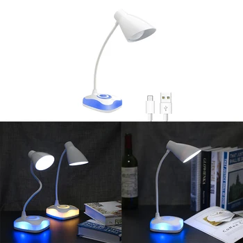

Flexible Reading Table Light 3 Levels Brightness Adjustable LED Desk Lamp Bedside Bedroom Office Study Work Lamp Touch Switch