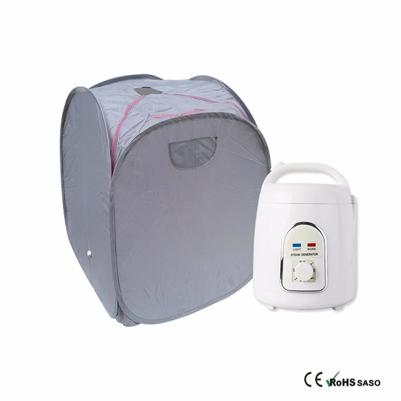 Saunas Kit Including Generator Tent and Tubing Infrared Sauna Oxygen Ionizer Healthcare Detoxication Rejuvenation Steam Therapy (1)