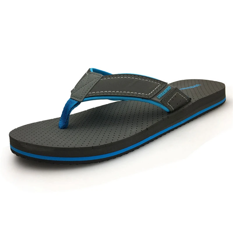 

Breathable Casual Men Summer Flip Flops Big Size 41-46 New Arrival Man Leisure Slippers Beach Home Footwear