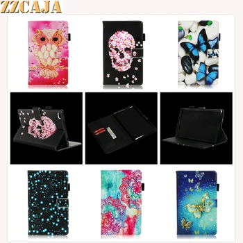 

ZZCAJA For Lenovo Tab 4 8 Case New Cute Cartoon Stand PU Leather Flip Tablet Cover For Lenovo Tab 4 8inch TB-8504 Stylus Holder