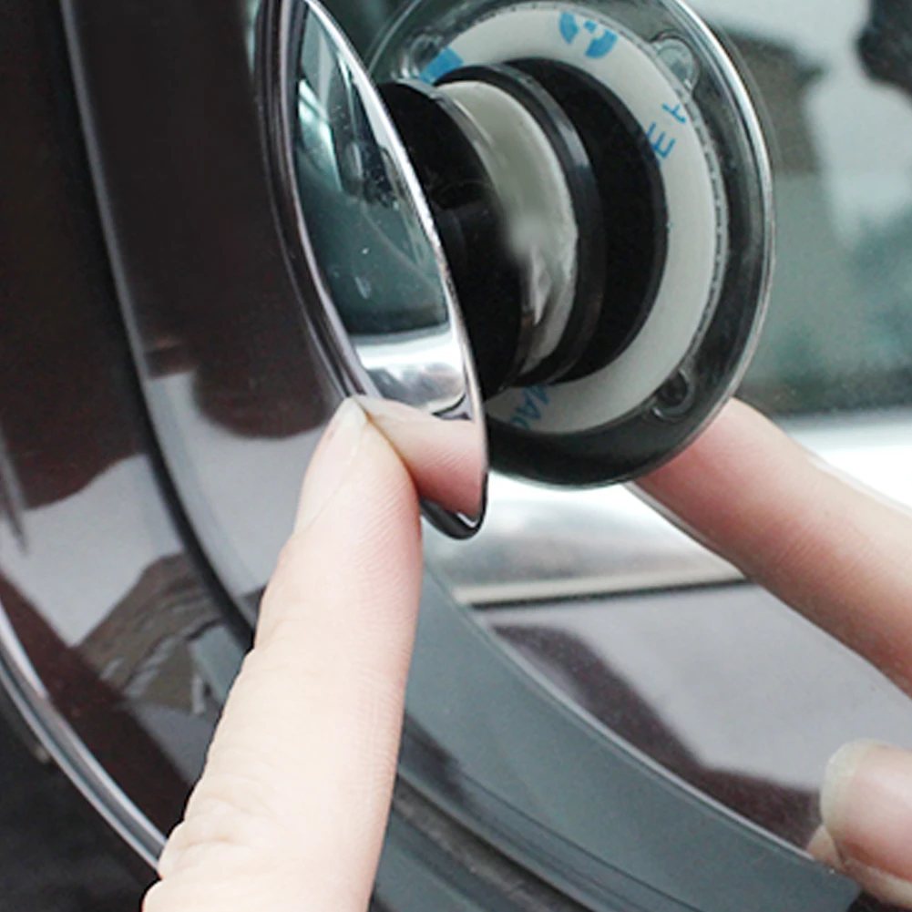 1 пара 360 градусов Бескаркасный ультратонкий Широкий формат круглый выпуклые зеркала мертвой зоны для парковки заднего вида зеркало высокое качество