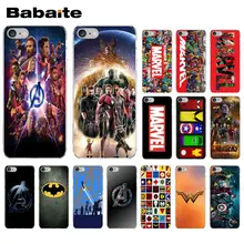 Babaite Marvel Super heroes Avengers TPU Transparant Telefoon Case Cover Shell voor iPhone 6 S 6 plus 7 7 plus 8 8 Plus X Xs MAX 5 5 S XR(China)
