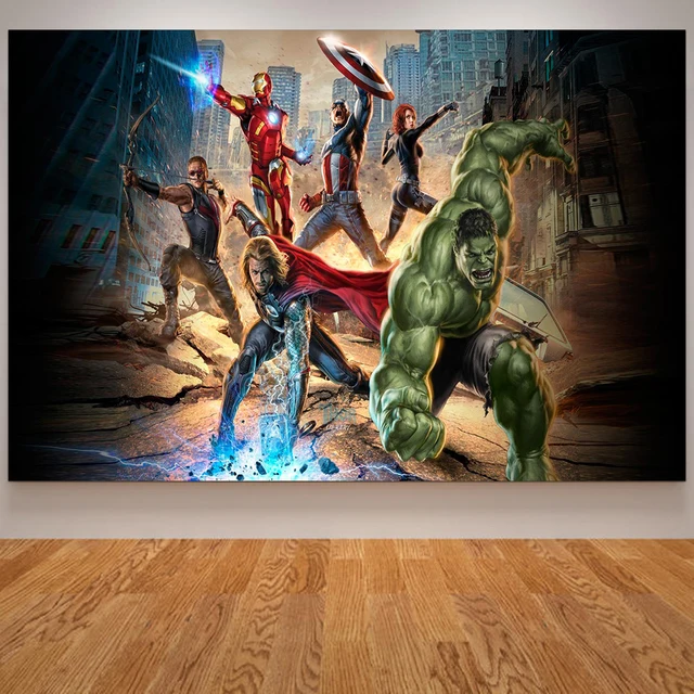 Modern Print Hanging Wall Art Marvel Characters Canvas Painting The