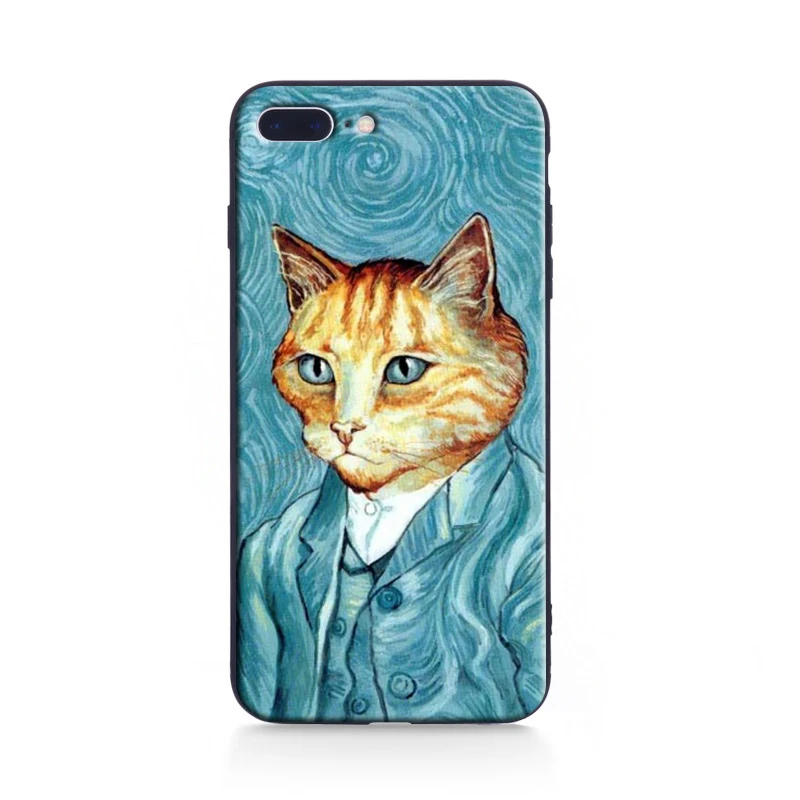 Чехол для телефона с абстрактным рисунком Ван Гога чехол Apple iPhone X 8Plus 8 7Plus 7 6s 6Plus 6 5