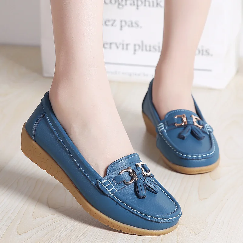 

Jrnnorv 2019 New Women Soft Bottom Flat Shoes Daily Office Work Shoes Casual Loafers Zapatos Cip Chaussures Mom Gifts
