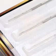 50 шт модель 3RL одноразовые иглы татуировки обеззараженные для перманентного макияжа Иглы для татуировки бровей чернила татуировки