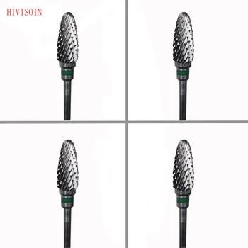 

HIVISOIN Carbide Nail Drill Bit - Flame Bit - C (TiN)