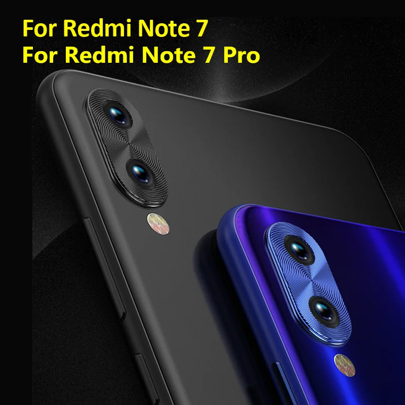 10 шт. для Xiaomi Redmi Note 7 Защитная линза покрытие алюминия кольцо Крышка для Redmi Note 7 Pro Note 7 Защита камеры